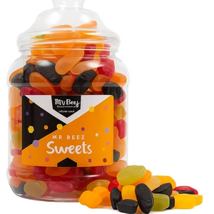 Sweets Wine Gums Gift Jar Mr Beez 1.7kg Retro Classic Sweet Gift - Picture 1 of 4