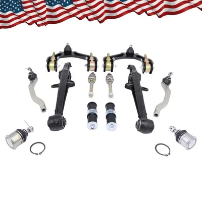 Brazo de control inferior superior delantero 12 piezas rótula para Honda Accord 1990-93 Foto 1 de 4