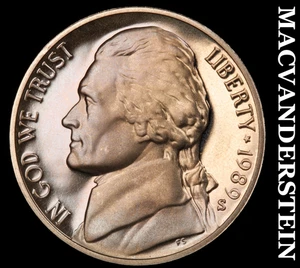 1989-S Jefferson Nickel - Choice Gem Proof  Lustrous  No Reserve  #G55 - Picture 1 of 2