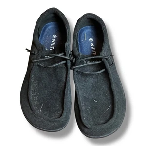 WHITIN Zapatillas Descalzas de Lona Negras - EU 46/US 12.5 - Puntera Ancha Zero-Drop - Imagen 1 de 6