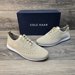 Cole Haan Mujer 2 ZEROGRAND Stitchlite Oxford Centeno Tejido Óptico Blanco W11154 Nuevo - Imagen 1 de 12