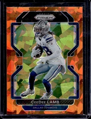 2021 Prizm CeeDee Lamb Orange Ice #239 Cowboys - Image 1 of 2