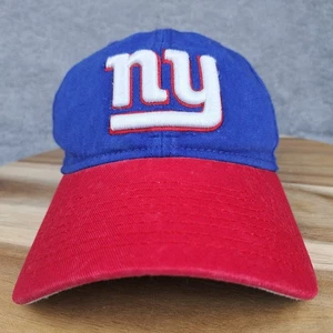 New York Giants Hat Cap Strap Back Blue Red NFL Football Logo New Era Mens - Picture 1 of 9