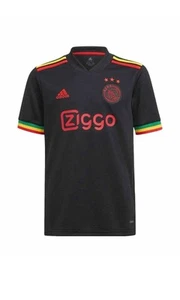 Ajax Bob Marley tribute Third Jersey Black Jamaica Mens Large - Picture 1 of 5