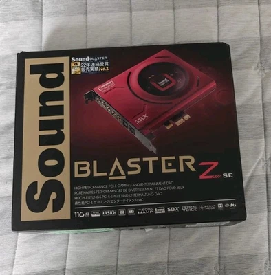 Tarjeta de sonido interna para juegos Creative Sound Blaster Z SE PCI-e y DAC, 24 bits  Foto 1 de 3