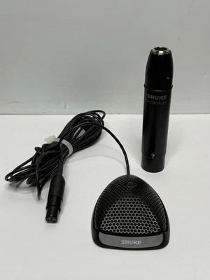 Shure MX-391/0 Microflex Boundary Microphone w/Microflex Condenser 150 Ω & Pouch - Image 1 of 4