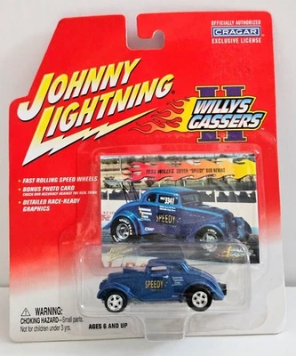 Johnny Lightning Willys Gassers II - "SPEEDY' Bob Nevins' 1933 WILLYS - Blue - Image 1 of 4