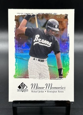 Upper Deck SP Minor Memories 1999 Michael Jordan #MJ3 Birmingham Barons Foto 1 de 2