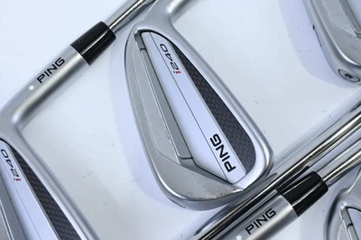 Ping I240 Irons / 5-PW+UW / White Dot / Regular Flex KBS Tour 110 Shafts - Image 1 of 4