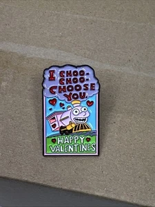 I Choo Choo Choose You Simpsons Valentine's Day  Ralph Wiggum Enamel Pin New - Picture 1 of 5