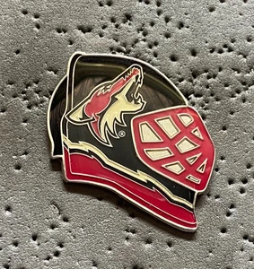 Máscara de portero Phoenix Coyotes NHL prendedor de hockey - Imagen 1 de 2