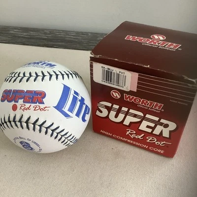 Винтажный Worth SX-1BLU Super Red Dot софтбол Lite синий шов USSSA новый из старых запасов - Изображение 1 из 4