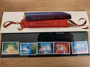 ROYAL MAIL PRESNTATION PACK-- EXCELLENT CONDITION STAMPS--CHRISTMAS 1987 - Picture 1 of 5