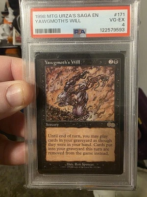Yawgmoth's Will Urza's Saga Regular Original PSA 4 POP 2 - Image 1 of 3