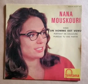 NANA MOUSKOURI : Un homme est venu 7" EP FONTANA 460.857 Jobim 1964 soul VG+/VG+ - Picture 1 of 2