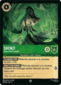 x1 Shenzi - Hyena Pack Leader - 87/204 - Super Rare Lorcana DLC09 Fabled M/NM - Picture 1 of 1