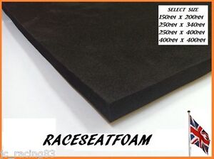 Motorcyle Race Seat Foam, 10mm Thick, Self Adhesive