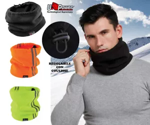 Scaldacollo Uomo U- Power Pile con Coulisse Lavoro Termico Alta Visibilità UP - Foto 1 di 5