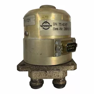 BN754067 Spinner Koaxial Schalter N Typ DPDT 24Vdc 750W DC-2Ghz - Bild 1 von 7