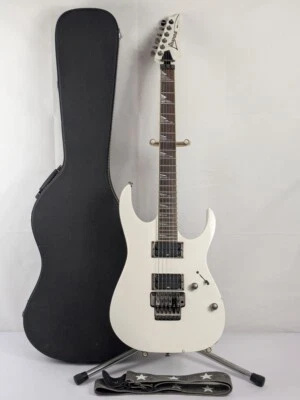 IBANEZ RG SERIES 2007 WHITE RH Solid Body RGT42DX W/ Case Strap (EC3011528) - Image 1 of 4