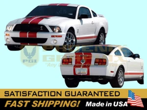 compatible con Mustang Shelby GT500 2007 2008 2009 Lemans Stripe 23,2" COMPLETO - Imagen 1 de 2
