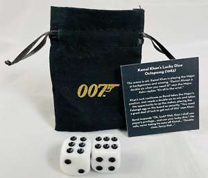JAMES BOND OCTOPUSSY KAMAL KHAN'S WEIGHTED DICE 007