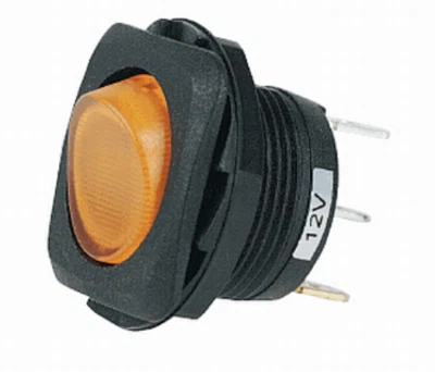 Interruptor basculante de montaje empotrado Hella On/Off-rojo incandescente H61928001 Foto 1 de 3