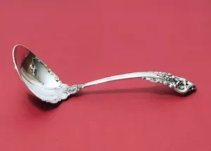 Cucharón de salsa Wallace Grande barroco de plata esterlina de EE. UU. 6" - Imagen 1 de 5