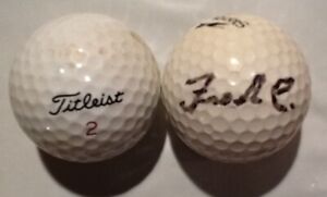 Fred Couples Autographed Golf Ball Plus V&E Logo Titleist NXT tour Ball PGA 