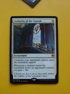 Authority of the consuls. Kaladesh rare enchantment Magic the Gathering Card. - Picture 1 of 6