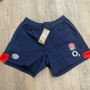 England Rugby Union Umbro Contact Training Shorts in Navy Blue L, XL, 2XL - Picture 1 of 4