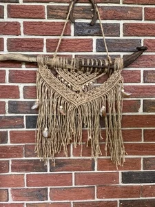 Handgefertigter Unikat Makramee Wandbehang Western/Bauernhofstil - Bild 1 von 1
