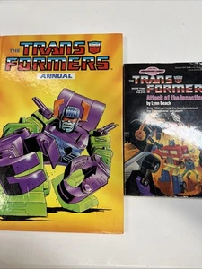 Libro anual de tapa dura Scorpinok de Sullivan de colección Transformers Hasbro lote W18 - Imagen 1 de 11