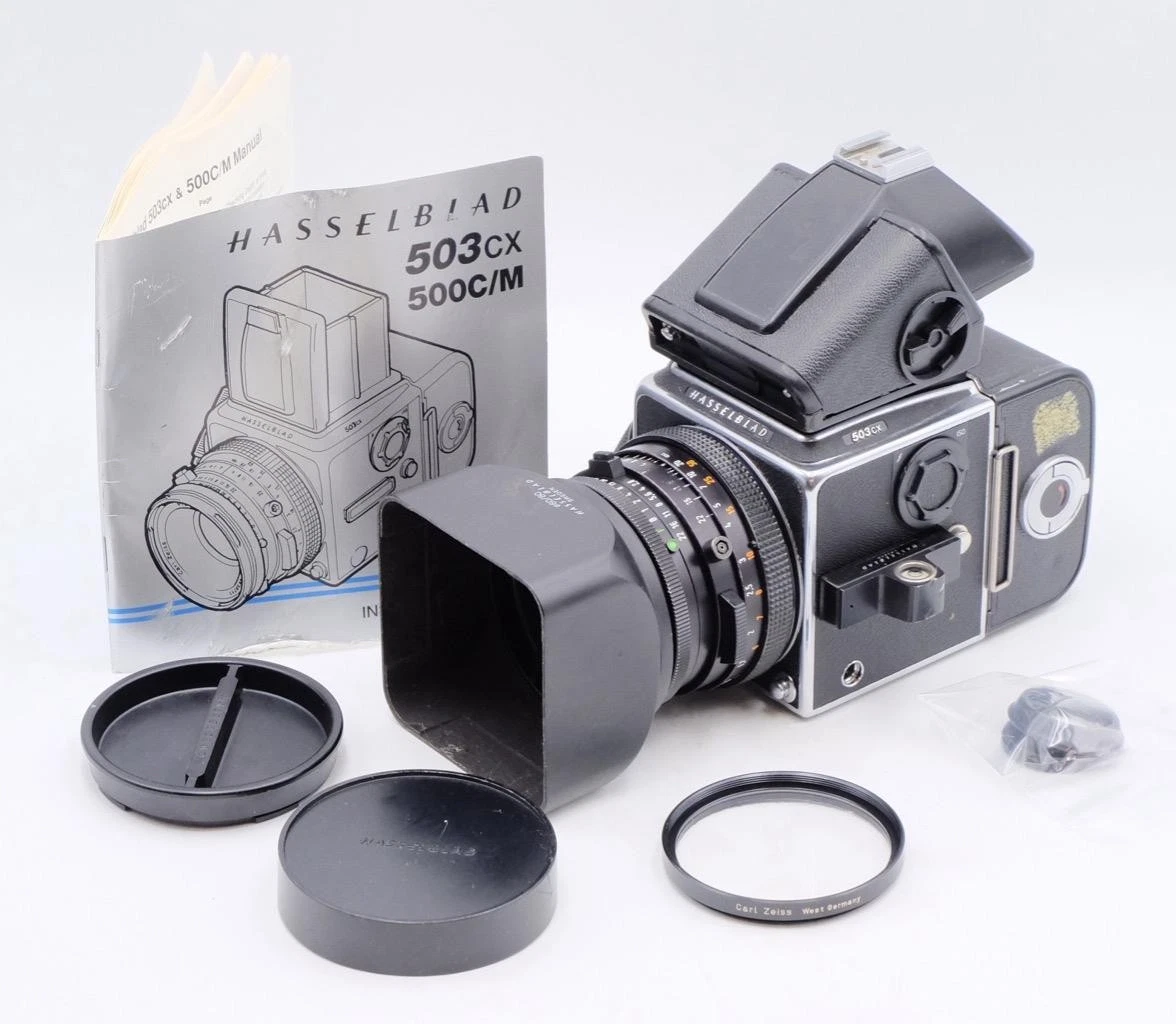 HASSELBLAD】503CX + A12 + Planar 80mm F2.8 T* ハッセルブラッド 中