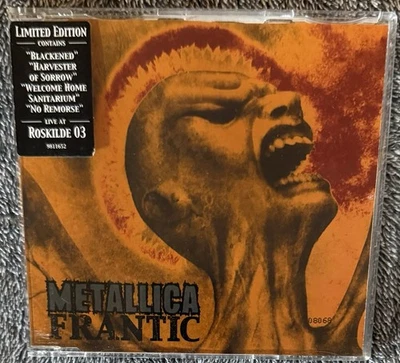 Metallica Frantic CD Single 2003 W/live Tracks Roskilde Festival - Bild 1 von 3