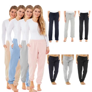 LADIES WOMENS JOG PANTS YOGA CASUAL GYM JOGGERS JOGGING BOTTOMS RUNNING TROUSERS - Picture 1 of 27