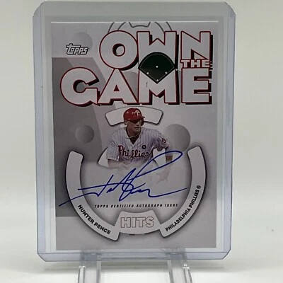 2024 Topps Archives - Hunter Pence 06OGA-HP Own the Game Auto - Phillies - Image 1 of 4
