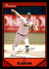 2007 Bowman  #123 Joe Blanton Oakland Athletics