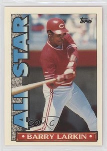 1990 Topps TV Glossy All-Star Set Barry Larkin #36 HOF