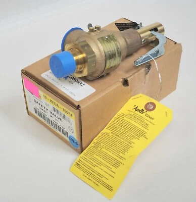 NUEVO Apollo 19-KEDA-100-BE 3/4" X 1" 100PSI Válvula de Seguridad Foto 1 de 4