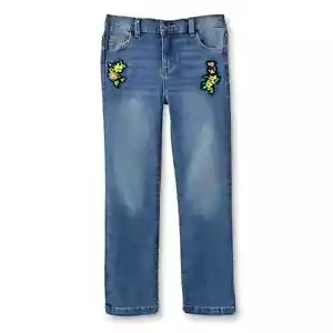 Pantalones de mezclilla para niñas talla S (4) pieles duras nuevos con etiquetas - Imagen 1 de 2
