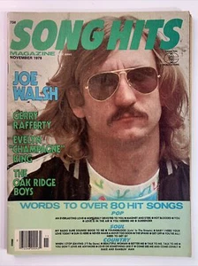 Song Hits Magazine November 1978 Joe Walsh Gerry Rafferty Evelyn Champagne King - Picture 1 of 3