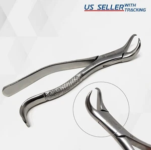 DENTAL TOOTH EXTRACTING FORCEPS #16 COW HORN LOWER MOLAR(GERMAN STAINLESS STEEL) - Picture 1 of 3