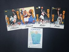 1997 Upper Deck Nestle Slam Dunk Basketball Pack of 5