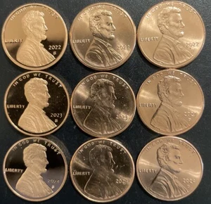 2024-2023-2022 PDS Lincoln Shield Cent Proof Uncirculated Penny Set PDS Set - Picture 1 of 5