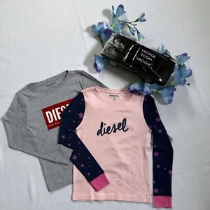 Diesel NWOT Long Sleeves Sleepwear Tops Girls 6 - Picture 1 of 10