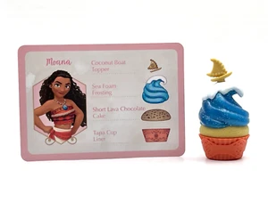 Disney Princess Enchanted Cupcake Party Moana Cupcake & Card Replacement NEW - Picture 1 of 6