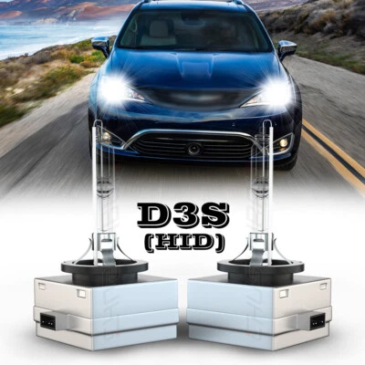 Para Chrysler Pacifica 2017-2018 - 6000K Xenón HID Faro Bombilla Luz Baja Brillante Foto 1 de 4