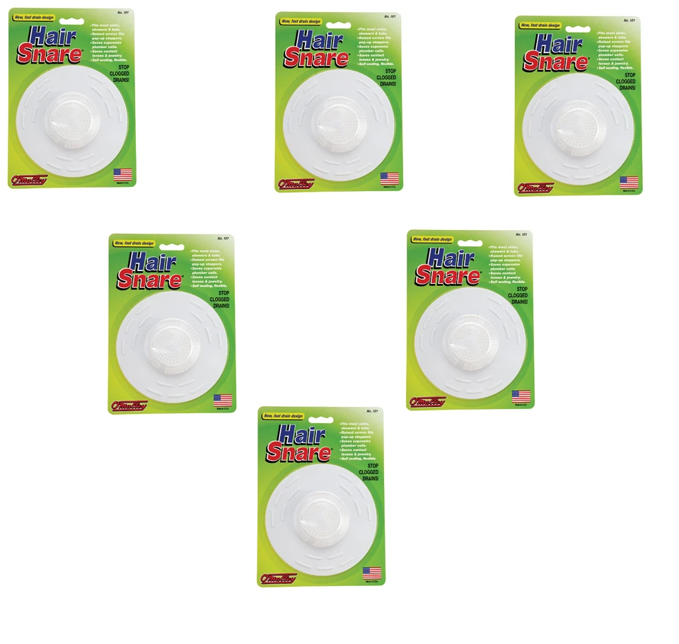 Hair Snare Drain Cover Omalley Valve Co 101 Pkg of 6 UPC 028868001014
