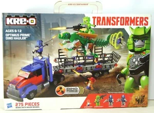 Kre-o OPTIMUS PRIME DINO HAULER Transformers Building Toy 94838 NOS NISB RARE I - Picture 1 of 2